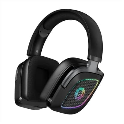 Green Lion Battle Wireless Gaming Headphones – Black