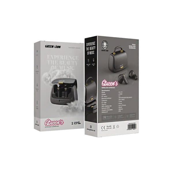 Green Lion Queen's True Wireless Earbuds – White